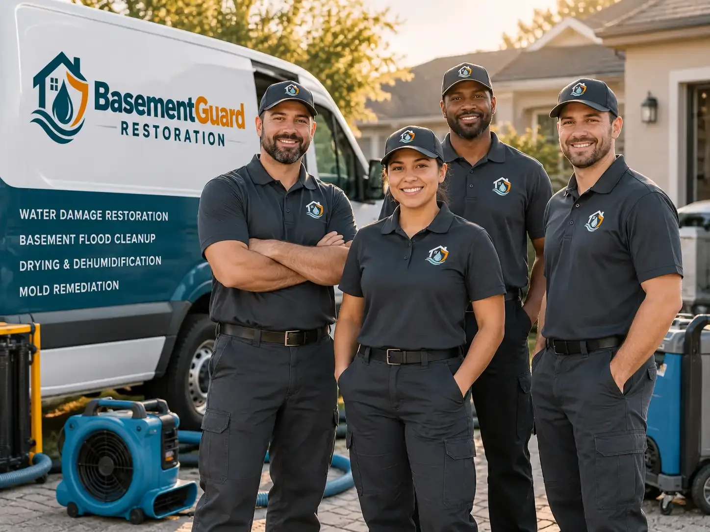 Basement Water Damage Restoration company in Climbing Hill, IA